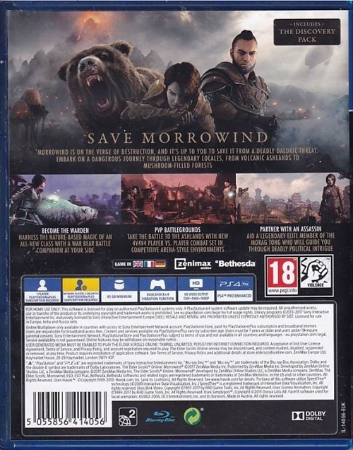 The Elder Scrolls Online - Morrowind PS4 (A Grade) (Genbrug)
